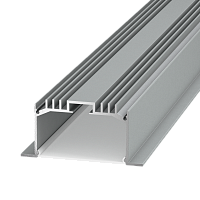 Профиль для светодиодной ленты встраиваемый SW-Group PE63 2000x63x32мм, 200см картинка 